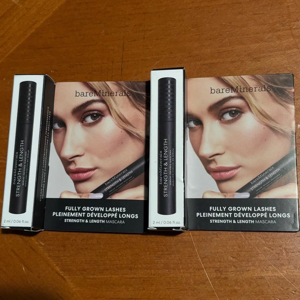 2 Bareminerals Strength & Length Serum-Infused Mascaras